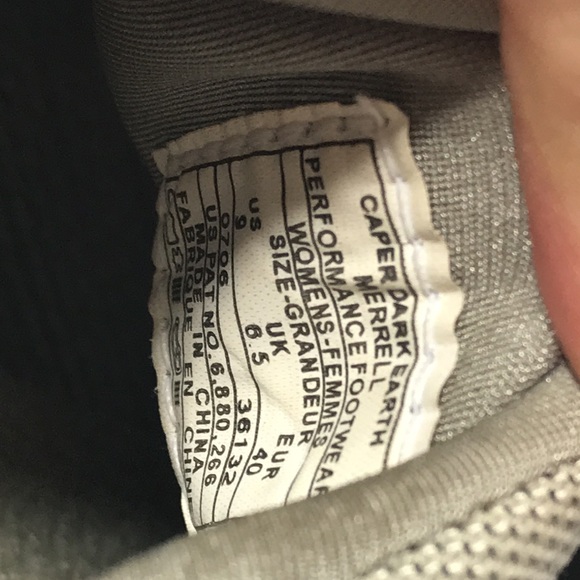 Merrell Caper Dark Earth Multi All Terrain Bungee Hiking Slip-On Shoe Sneaker 9 - Picture 12 of 13